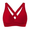 thumbnail image 1 of Siilsaa Push Up Bikini Top One Piece Swimsuits Push up Wrap Swim Suits Top Tummy Control Bathing Suit Red,S, 1 of 5