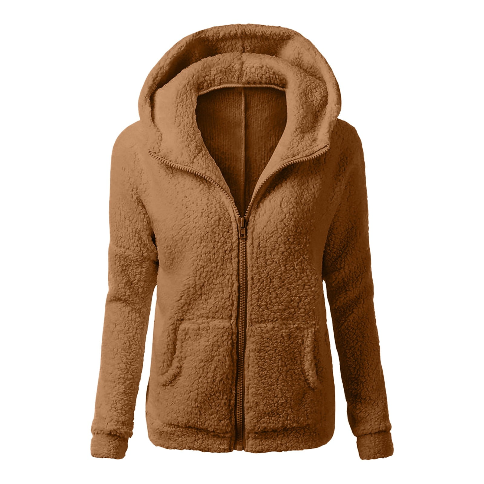Allegra K Women's Zip Front Windbreaker With Hood Lightweight