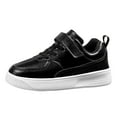 thumbnail image 1 of Siilsaa School Kids, Leather School Shoe with Barefoot Sole Silver,13, 1 of 3