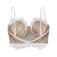 thumbnail image 1 of Siilsaa Sexy Lingerie for Women Women's Plus Size Signature Lace Unlined Underwire Bra White,L, 1 of 3
