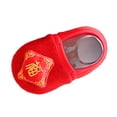 thumbnail image 1 of Siilsaa Shoes for Baby Walking Shoes Baby Sock Shoes Toddler Walking Shoes Non Slip Slippers Boys & Girls Slip On Sneakers Sports Outdoor Wear Red,12-18 Months, 1 of 4