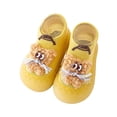 thumbnail image 1 of Siilsaa Shoes Boys Baby Shoes Boys Girls First Walkers Cute Animals Toddler Sneakers Yellow,2-2.5 Years, 1 of 4