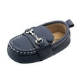 thumbnail image 1 of Siilsaa Shoes for Babies Baby Boys Girls Shoes Non-Slip Rubber Sole Sneakers First Walking Toddler Crib Shoes Loafers Flats. Blue,11, 1 of 5