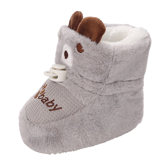 Siilsaa Shoes for Kids Baby Girl Sneakers Baby Shoes Boys Girls Sneakers Non-Slip Sole Toddler Crib First Walker Shoes Grey,12