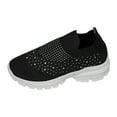 thumbnail image 1 of Siilsaa Shoes for Womens Durable Non Slip Sneakers Black,6.5, 1 of 5
