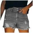 thumbnail image 1 of Siilsaa Short Pants for Women Shorts for Women Trendy 2024 Casual Summer Drawstring Shorts with Pockets Beach Loose Elastic Waist Vacation Clothes Grey,S, 1 of 1
