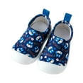thumbnail image 1 of Siilsaa Sneakers for Toddler Girls Toddler Baby Girls Sneakers Children Comfortable Soft Soled Flat Casual Fashion Cartoon Canvas Shoes for Girls Navy,18-24 Months, 1 of 4