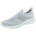 thumbnail image 1 of Siilsaa Sneakers for Men Slip On Runners Everyday Sneakers Machine Washable Shoe Grey,11, 1 of 5