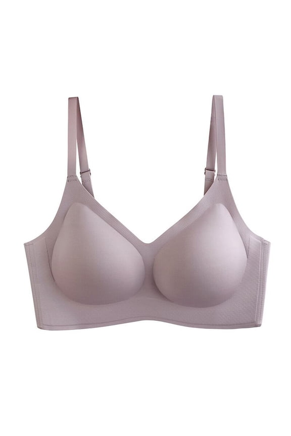 Sports Bras for Women Womens Seamless Bra No Underwire Comfort Push Up Bras Buttery Soft Wireless Bralette Full Coverage Sport Everyday Bra Grey,S