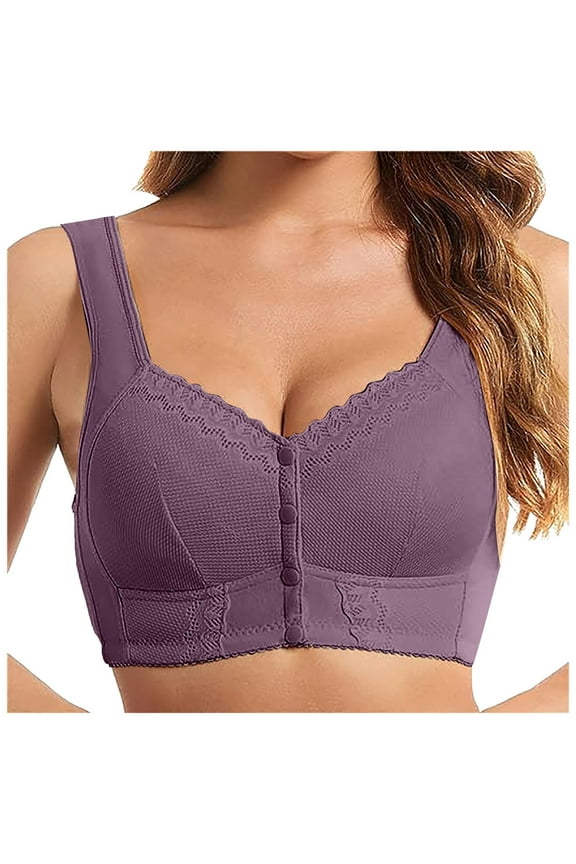 Strapless Bra Womens Sport Seamless Racerback Sports Bra Dark Purple,B