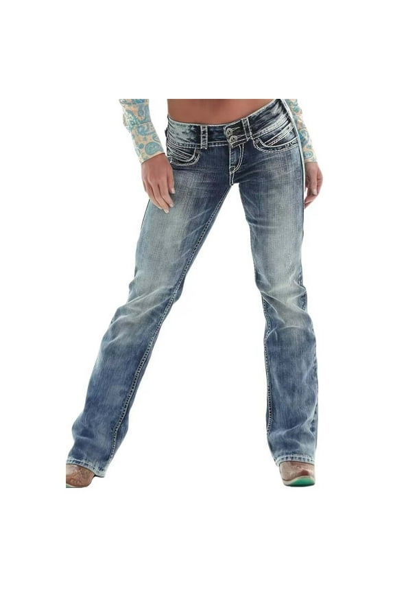 Tall Wide Leg Jeans for Women Women Pants High Waisted Cargo Pants Combat Military Trousers Wide Leg Casual Pants Navy,M