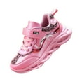 thumbnail image 1 of Siilsaa Toddler Girl Shoes Wide Little Kids Tennis Shoes Girls Slip On Girls Sneakers for Running Athletic Walking Pink,4-4.5 Years, 1 of 5