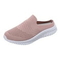 thumbnail image 1 of Siilsaa Walking Shoes Women Slip On Sneakers Wide Width Available Pink,10, 1 of 5