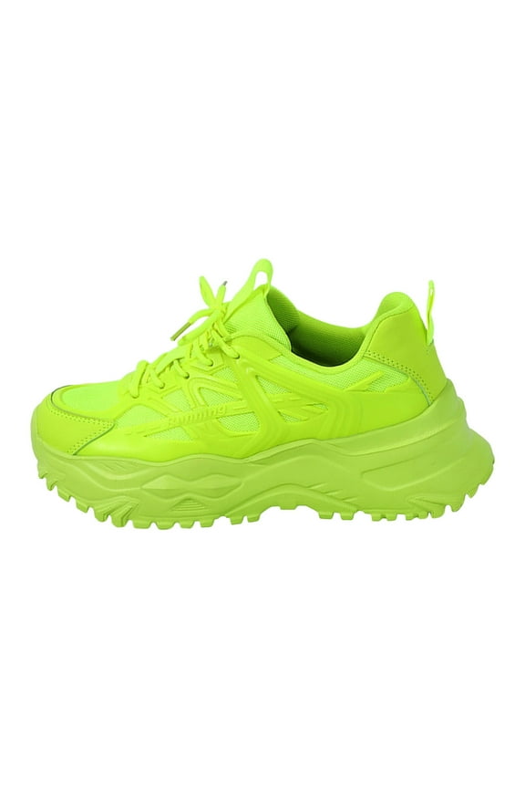 Walking Sneakers for Women Walking Shoes Lightweight Breathable Mesh Air Lace-up Cushion Sneakers Green,7