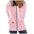 thumbnail image 1 of Siilsaa Winter Coats For Women Waterproof Raincoat Packable Hooded Windbreaker Pink,S, 1 of 4