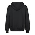 thumbnail image 1 of Siilsaa Winter Coats for Women Full Zip Texture Jacket Black,XL, 1 of 5
