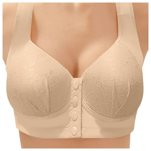 Siilsaa Wireless Bras for Women Full Coverage High Impact Wirefree Workout Non Padded Sports Bra Bounce Control Light Yellow,36