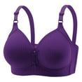 thumbnail image 1 of Siilsaa Woman Bra Women's Passion for Comfort Lace Underwire Bra, Multiway Convertible Bra, Soft Lace Bra Purple,38, 1 of 3