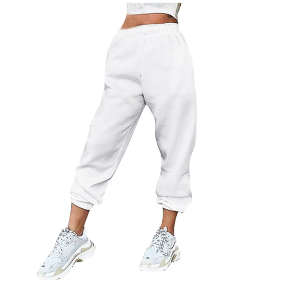 Siilsaa Woman Wide Leg Pants Womens High Waisted Bell Bottom Jeans Denim High Rise Flare Jean Pants with Wide Leg and Belt White,S