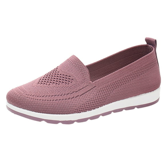 Siilsaa Women Footwear Princess Wide Women's Shoes Slip-On Sneaker Pink,9