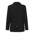 thumbnail image 1 of Siilsaa Women Jackets Fashion Women's Long Sleeve Formal Notch Lapel Button Down Blazer Pockets Jacket Black,S, 1 of 5