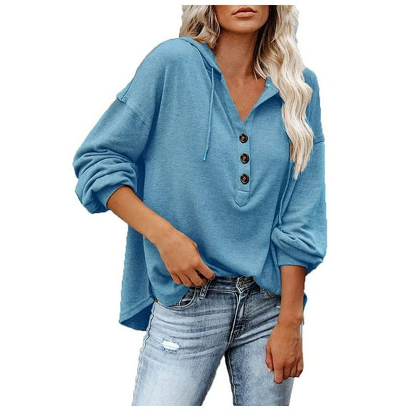 Siilsaa Women'S Fashion Hoodies & Sweatshirts Lightweight Zip Up Hoodies for Women Hooded Sweatshirts Long Sleeve Thin Jacket with Zipper Sky Blue,2XL