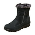 thumbnail image 1 of Siilsaa Winter Snow Boots Women's Waterproof Winter Boots Black,7, 1 of 5