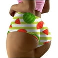 thumbnail image 1 of Siilsaa Women's Fashion Sexy High Wais Underwear Printed Seamless Breathable Underwear Sexy Briefs Panties Women's Exotic Underwear Mint Green,3XL, 1 of 5