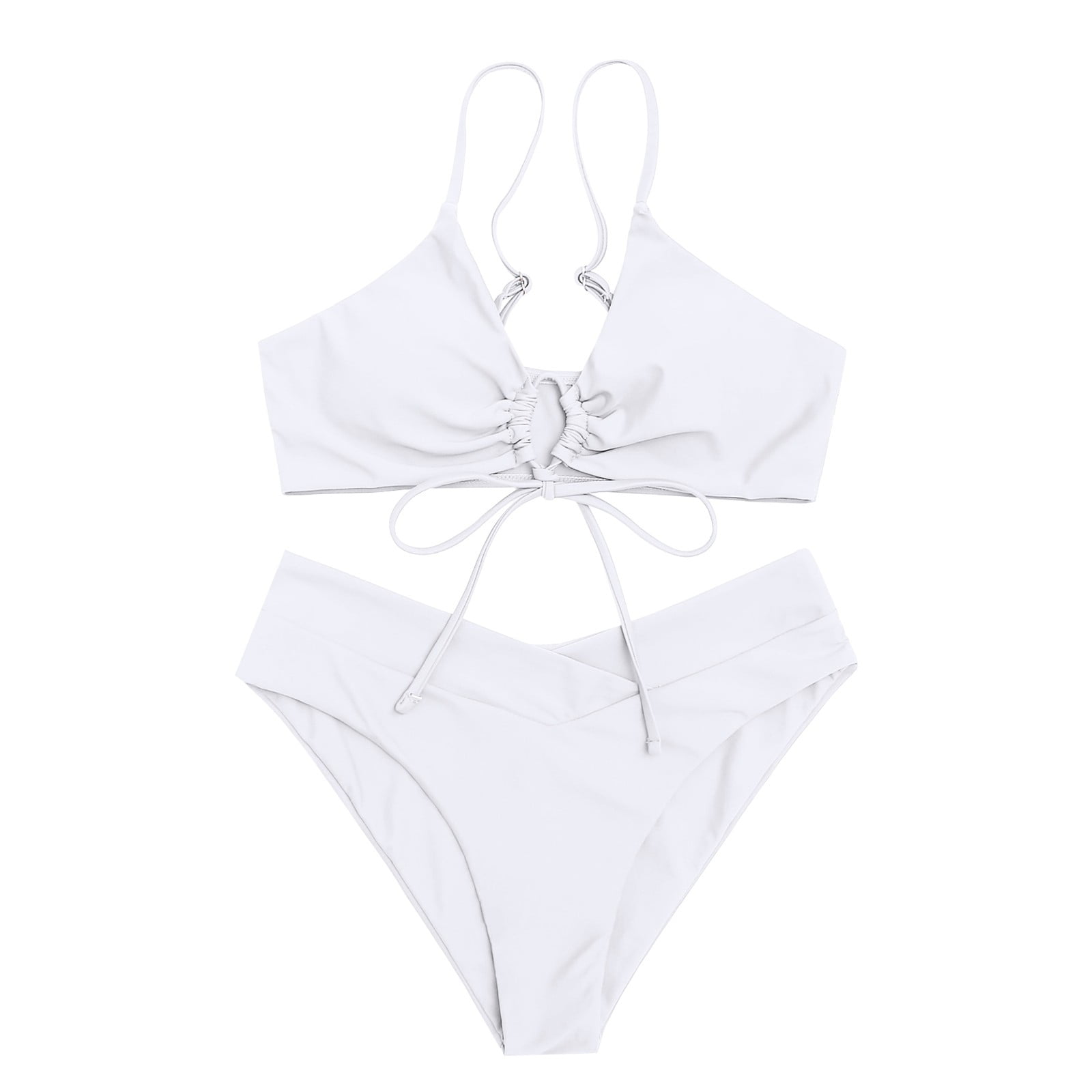 【naha】sisandi TRIANGLE、CLASSIC btmset Kaiami Maldive Triangle Bikini Top In Cool Blue/white - FREE