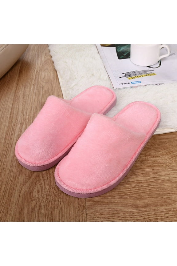 Women's Slip On Memory Foam Comfort Samatha Scuff House Slipper with Wide Widths Pink,7-7.5