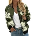 thumbnail image 1 of Siilsaa Womens Fall Clothes Women Cropped Shacket Jacket Fashion Plaid Button Down Shirt 2024 Fall Coat Tops Green,XL, 1 of 5