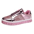 thumbnail image 1 of Siilsaa Womens Ladies Walking Running Shoes Slip On Lightweight Casual Tennis Sneakers Clothes Shoes Pink,8.5, 1 of 5