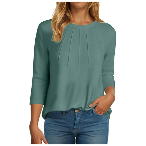 Siilsaa Womens Short Sleeve Tops T Shirts 2025 Beach Vacation Fashion Dressy Business Casual Outfits Workout Clothes Blue,XL