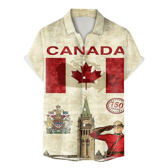 Siilsaa Workout Shirts for Men Men's Casual Shirt Short Sleeve Band Collar Shirt Summer Beach Shirts(Hot Pink,L)