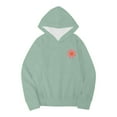 thumbnail image 1 of Siilsaa Youth Hoodie Sweatshirt Z06-Green,4-5 Years, 1 of 5