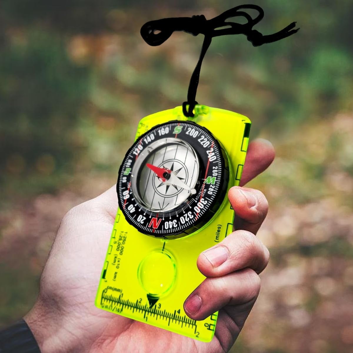 Siisll Compass Hiking Backpacking Compass Advanced Scout Compass Camping Navigation Sport Survival Professional Field Compass for Map Reading