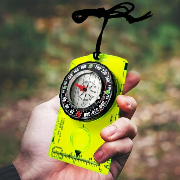 Siisll Compass Hiking Backpacking Compass Advanced Scout Compass Camping Navigation Sport Survival Professional Field Compass for Map Reading