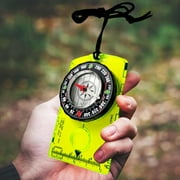 Siisll Compass Hiking Backpacking Compass Advanced Scout Compass Camping Navigation Sport Survival Professional Field Compass for Map Reading
