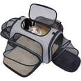 Siivton 4 Way Expandable Pet Carrier, Airline Approved Collapsible Cat