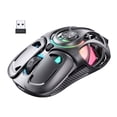thumbnail image 1 of Siivton Wireless Gaming Mouse,2.4GHz and Bluetooth, 12800 DPI, 6 RGB Light Modes, 1000Hz Polling Rate, Compatible with Windows/Mac, Gray, 1 of 8