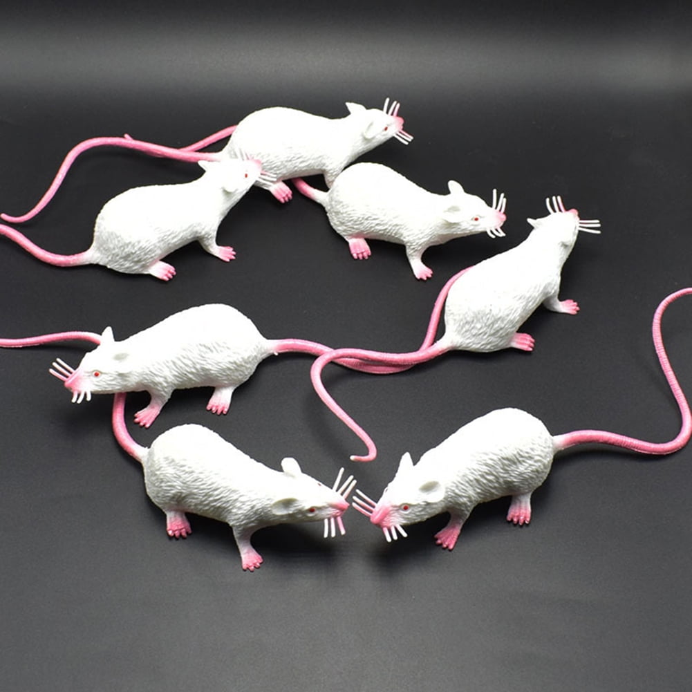 Sijiali 22cm PVC Simulation Mice Model Kids Toy Gift Halloween Party ...