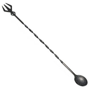 Thyme & Table Stainless Steel Cocktail Stirrer Bar Spoon, Black