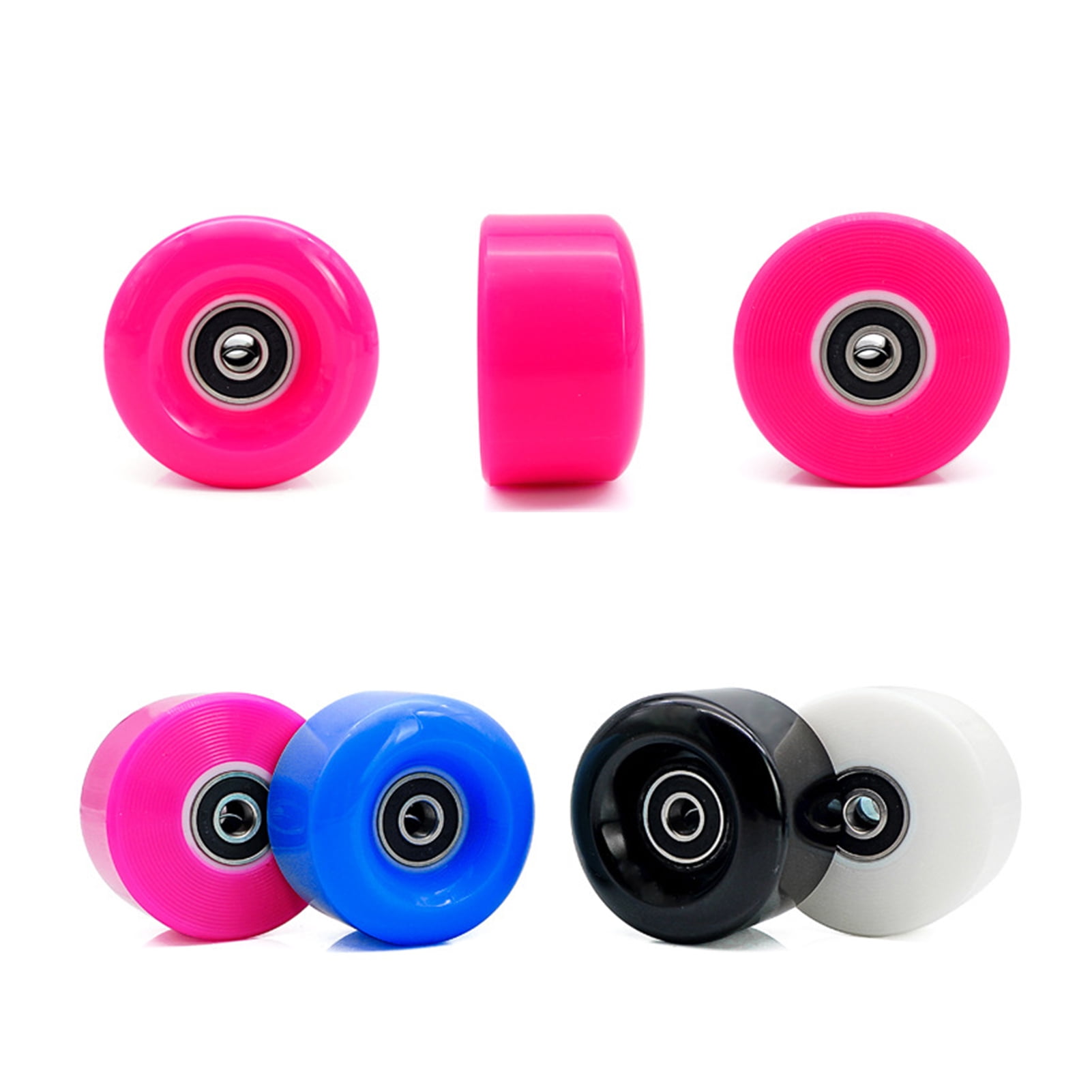 Sijiali 4/8Pcs 82A Scooter Roller Skate Skateboard Polyurethane Wheels