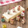 thumbnail image 1 of Sijiali Cartoon Santa Elephant Resin Miniature Figurine Ornament Home Christmas Decor, 1 of 10