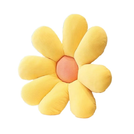 Sijiali Flower Shaped Plush Pillow Breathable PP Cotton Creative Sleeping Seat Cushion for Relax