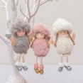 thumbnail image 1 of Sijiali Girl Shape Xmas Tree Ornament Decorative Fabric Festival Ambience Christmas Pendant Home Decor, 1 of 10