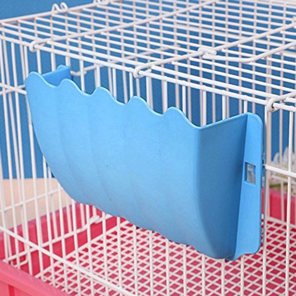 Sijiali Hanging Grass Feeder Durable Space-saving Plastic Small Pet Grass Rack for Small Animals