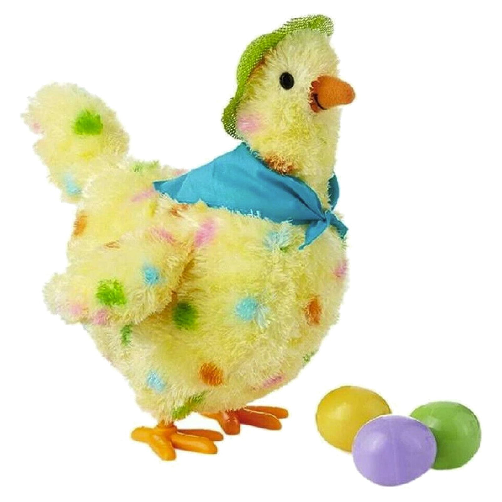 Gemmy animated plush holiday egg cheap laying chicken