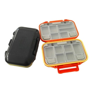 Unique Bargains Plastic Case Fishing Lure Bait Storage Angling Tackle Box  Container Clear 5PCS