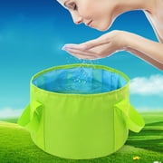 Sijiali Portable Water Basin Folding Washbowl Collapsible Sink Travel Camping Bucket